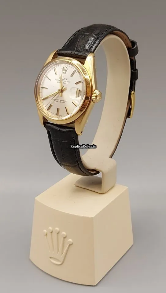 Special Fake Rolex Datejust 6824 Caliber 2030 Automatic Movement 31mm Yellow Gold Case Watch - Image 5