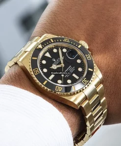 Beautiful Replica Rolex Submariner 126618ln Caliber 3235 Automatic Movement 41mm Yellow Gold Case Mens/unisex Watch