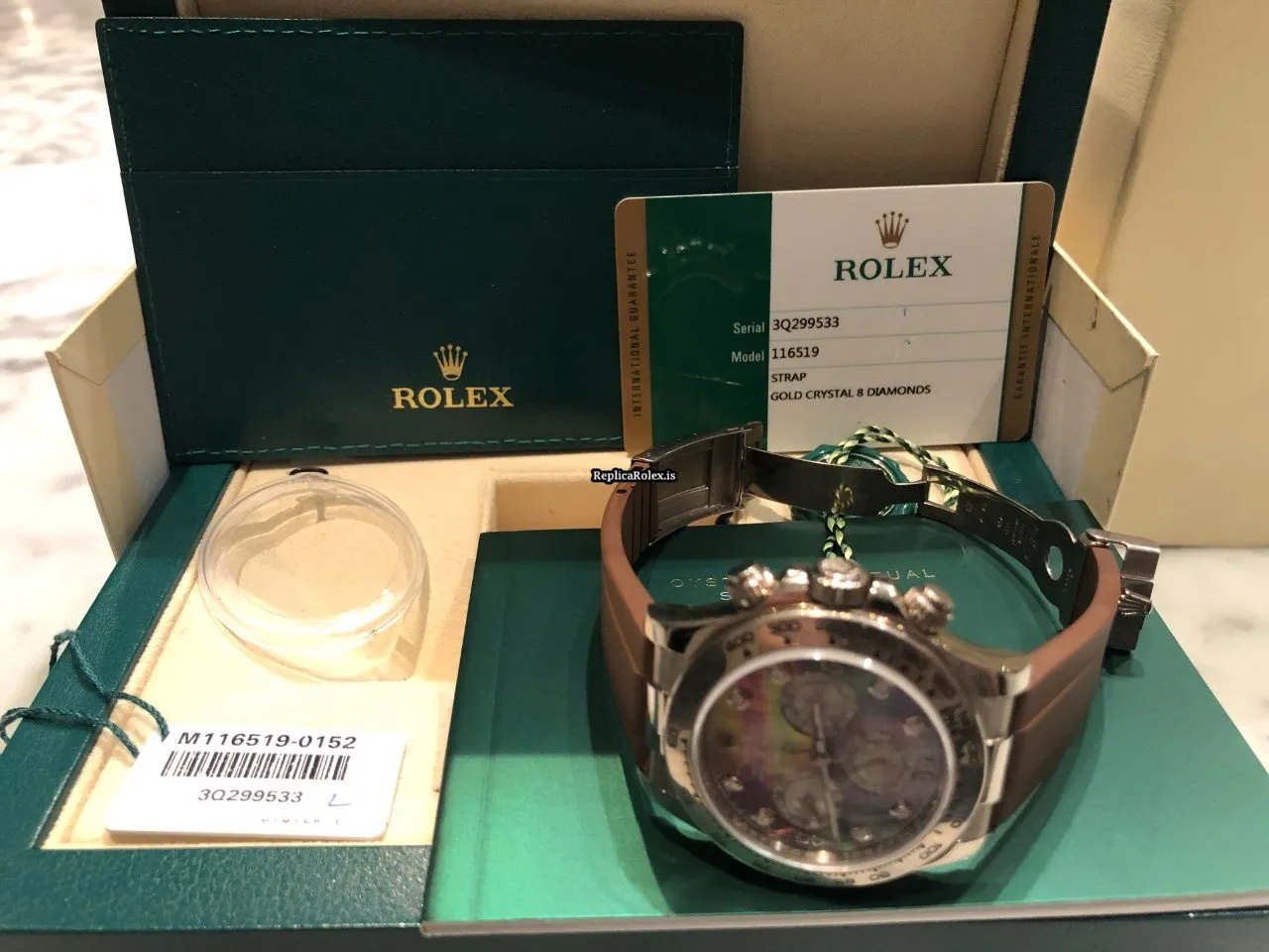 Good Replica Rolex Daytona 116519ng Automatic Movement 40mm White Gold Case Mens/unisex Watch - Image 10