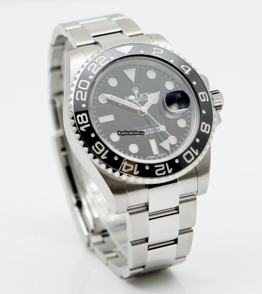 Unique Fake Rolex Gmt-master II 116710ln Caliber 3186 Automatic Movement 40mm Steel Case Mens/unisex Watch - Image 12