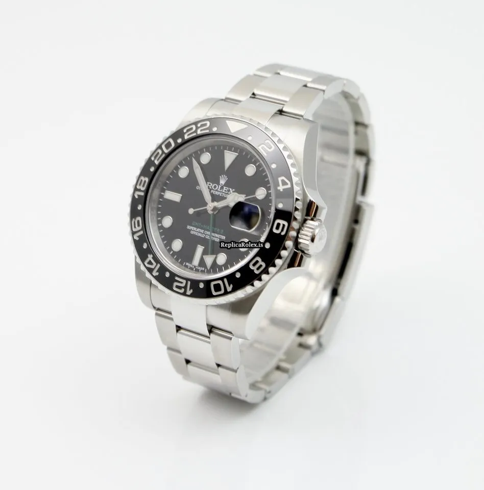 Unique Fake Rolex Gmt-master II 116710ln Caliber 3186 Automatic Movement 40mm Steel Case Mens/unisex Watch - Image 13