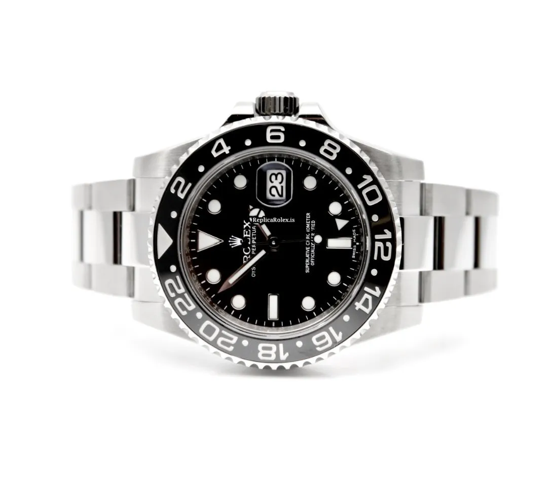 Unique Fake Rolex Gmt-master II 116710ln Caliber 3186 Automatic Movement 40mm Steel Case Mens/unisex Watch - Image 16