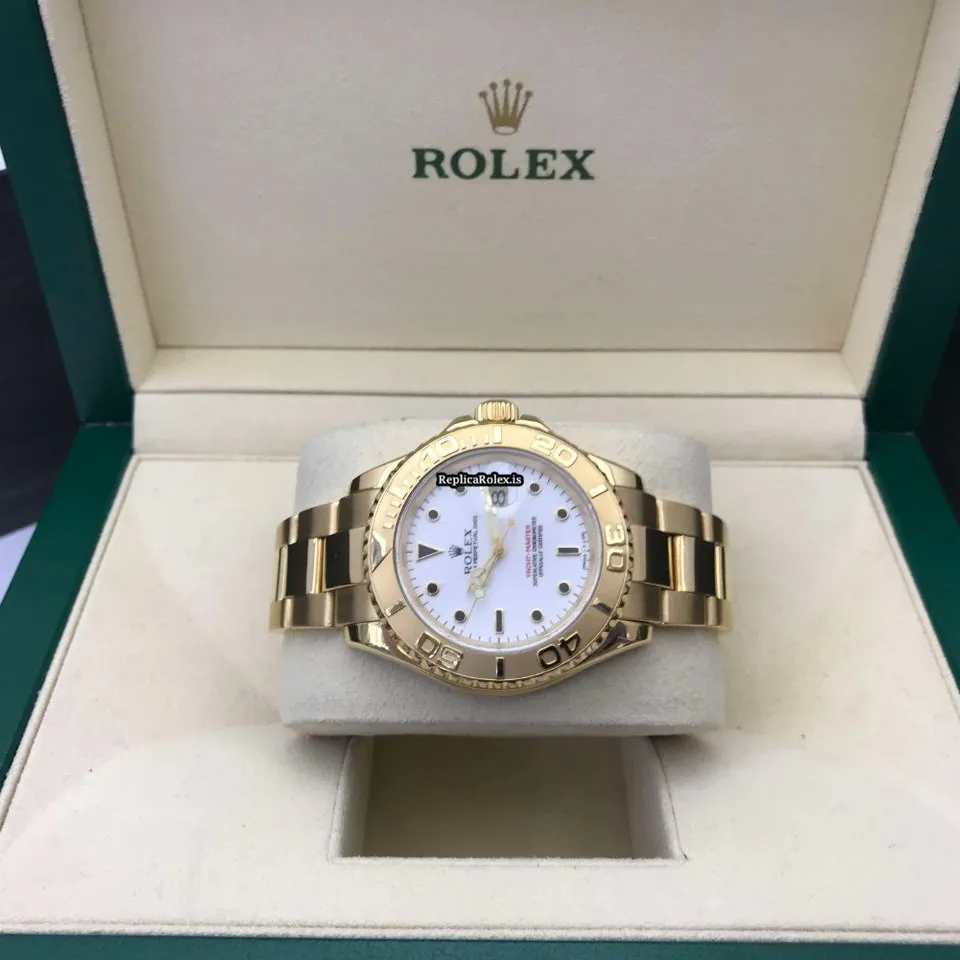 Cheap Replica Rolex Yacht-master 16628 Caliber 3135 Automatic Movement 40mm Yellow Gold Case Mens/unisex Watch - Image 6
