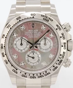 Neat Fakes Rolex Daytona 116509 Caliber 4130 Automatic Movement 40mm White Gold Case Mens/unisex Watch