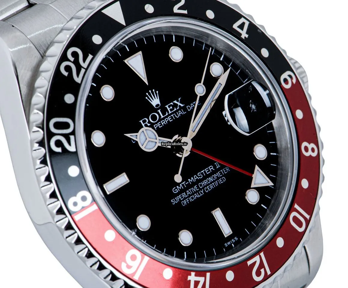 Top Fake Rolex Gmt-master II 16710 Automatic Movement 40mm Steel Case Mens/unisex Watch - Image 2