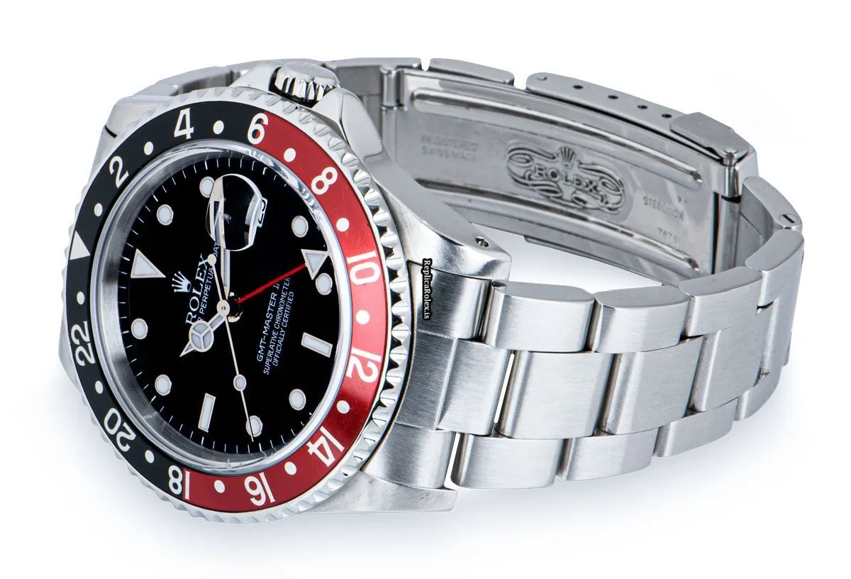 Top Fake Rolex Gmt-master II 16710 Automatic Movement 40mm Steel Case Mens/unisex Watch - Image 4