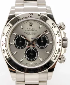 Stylish Replica Rolex Daytona 116509 White Gold Case Watch