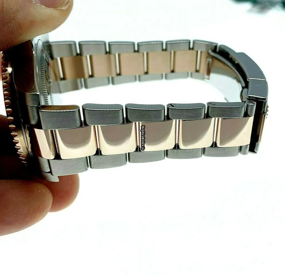 Distinctive Fake Rolex Gmt-master II 126711chnr Caliber 3285 Automatic Movement 40mm Rose Gold Case Mens/unisex Watch - Image 11