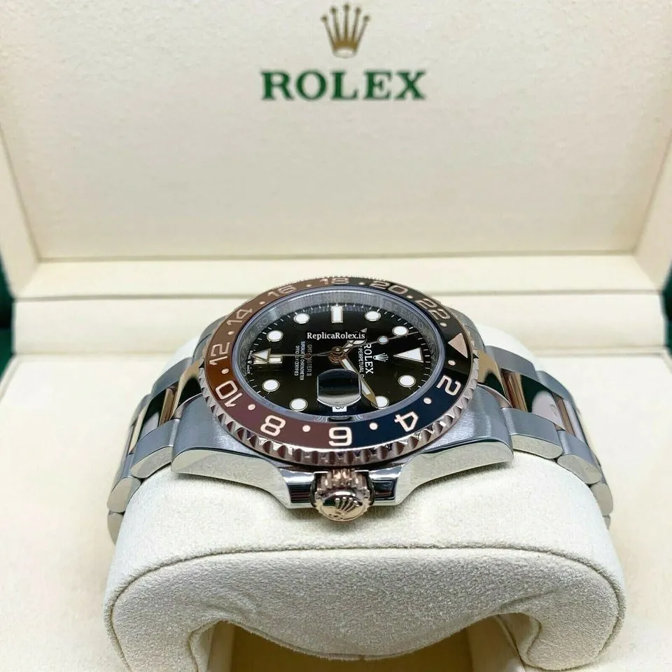 Distinctive Fake Rolex Gmt-master II 126711chnr Caliber 3285 Automatic Movement 40mm Rose Gold Case Mens/unisex Watch - Image 4