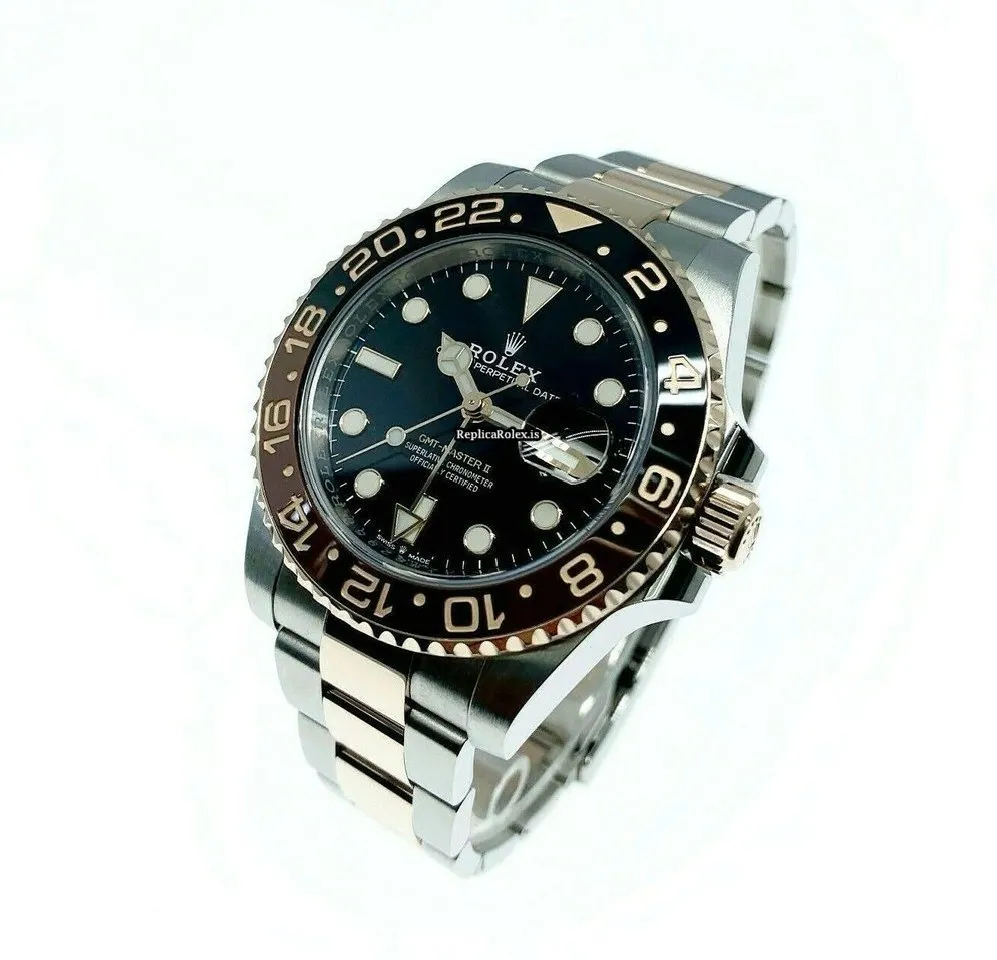 Distinctive Fake Rolex Gmt-master II 126711chnr Caliber 3285 Automatic Movement 40mm Rose Gold Case Mens/unisex Watch - Image 7