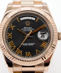 Superior Imitation Rolex Day-date II 218235 Caliber 3156 Automatic Movement 41x49mm Rose Gold Case Mens/unisex Watch