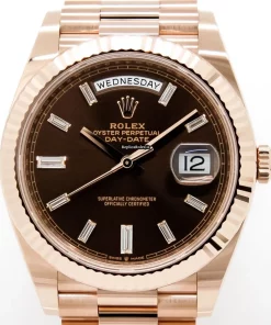 Incredible Replica Rolex Day-date 40 228235-0006 Caliber 3255 Automatic Movement 40mm Rose Gold Case Mens/unisex Watch