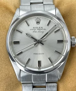 Discount Imitation Rolex Air King Precision 5500 Caliber 1520 Automatic Movement 34x40mm Steel Case Mens/unisex Watch