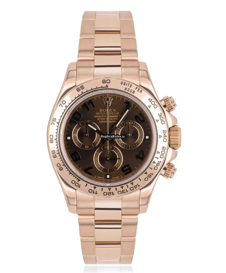 Lovely Replicas Rolex Daytona 116505 Automatic Movement 40mm Rose Gold Case Mens/unisex Watch