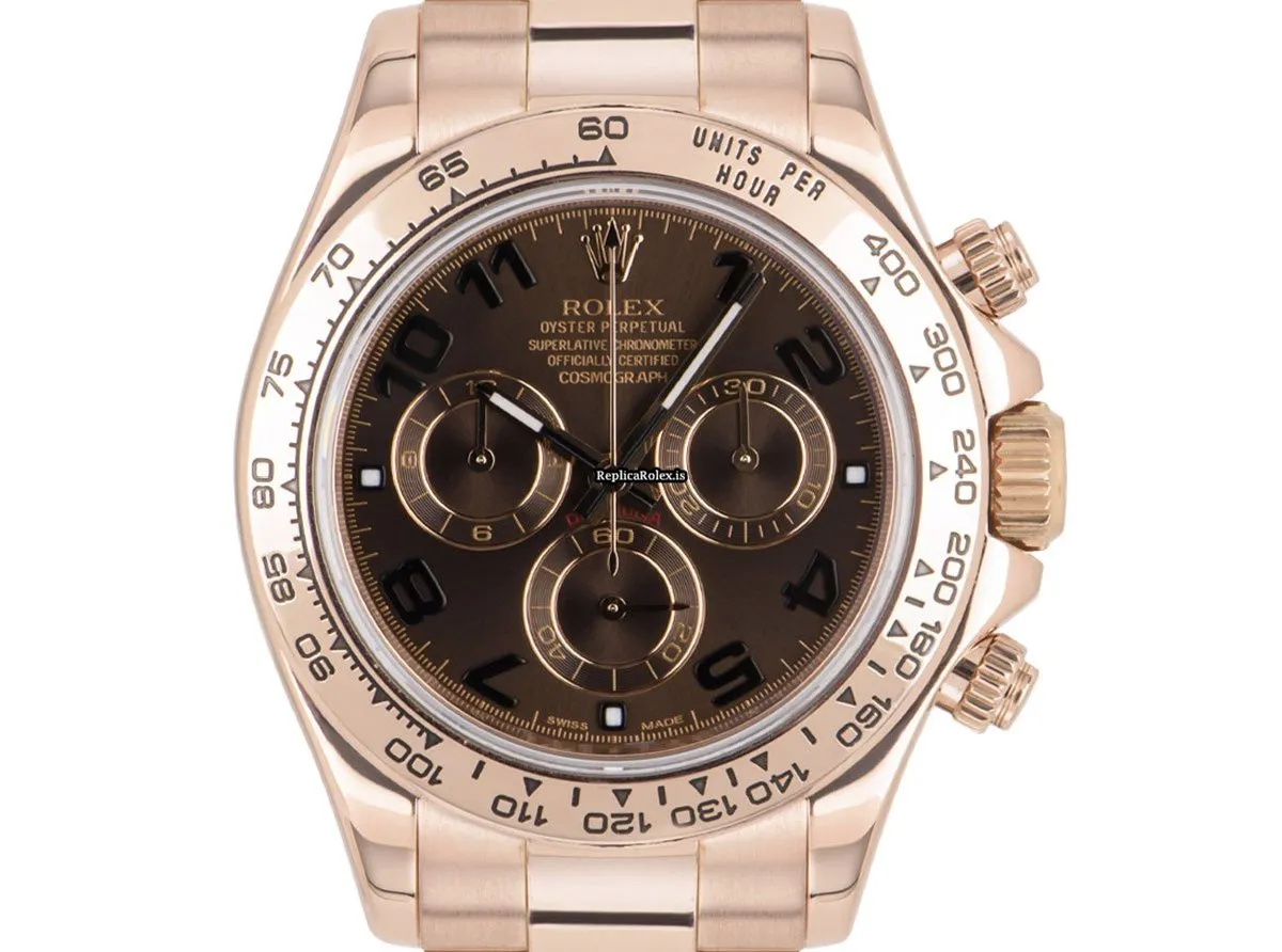 Lovely Replicas Rolex Daytona 116505 Automatic Movement 40mm Rose Gold Case Mens/unisex Watch - Image 2