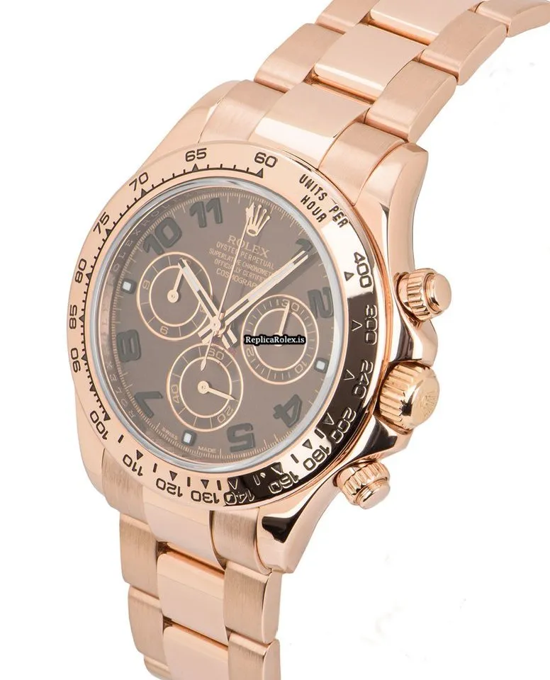 Lovely Replicas Rolex Daytona 116505 Automatic Movement 40mm Rose Gold Case Mens/unisex Watch - Image 3