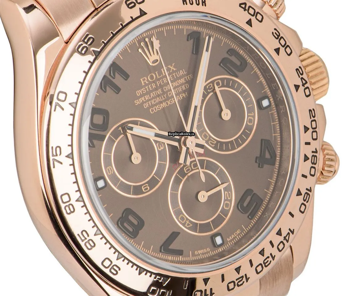 Lovely Replicas Rolex Daytona 116505 Automatic Movement 40mm Rose Gold Case Mens/unisex Watch - Image 4