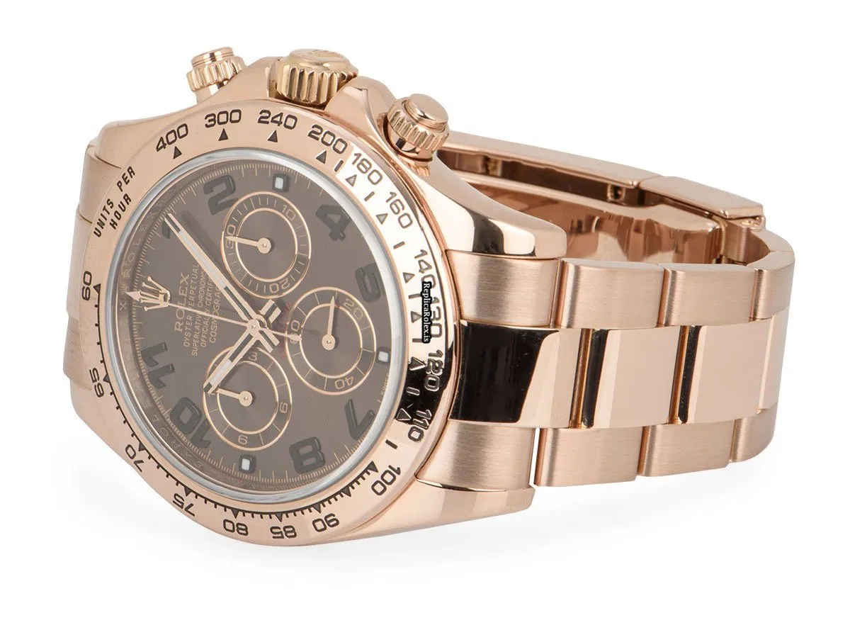 Lovely Replicas Rolex Daytona 116505 Automatic Movement 40mm Rose Gold Case Mens/unisex Watch - Image 5