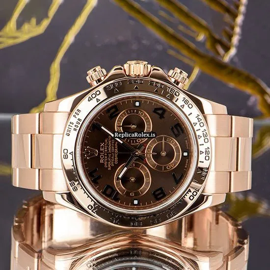 Lovely Replicas Rolex Daytona 116505 Automatic Movement 40mm Rose Gold Case Mens/unisex Watch - Image 7