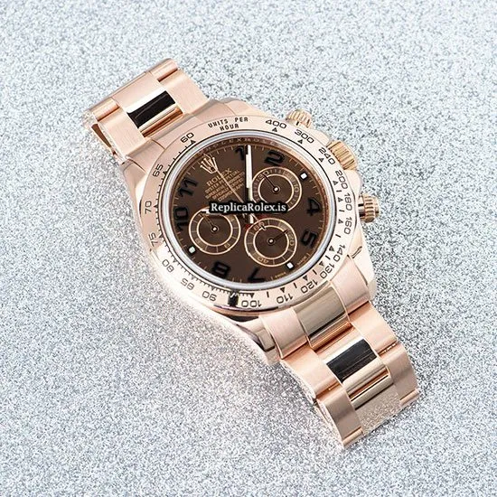 Lovely Replicas Rolex Daytona 116505 Automatic Movement 40mm Rose Gold Case Mens/unisex Watch - Image 9