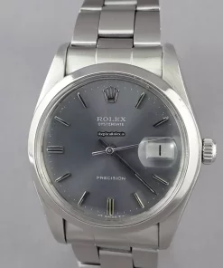 Luxury Fake Rolex Oyster Precision 6694 Caliber 1225 Manual Winding Movement 34x40mm Steel Case Mens/unisex Watch