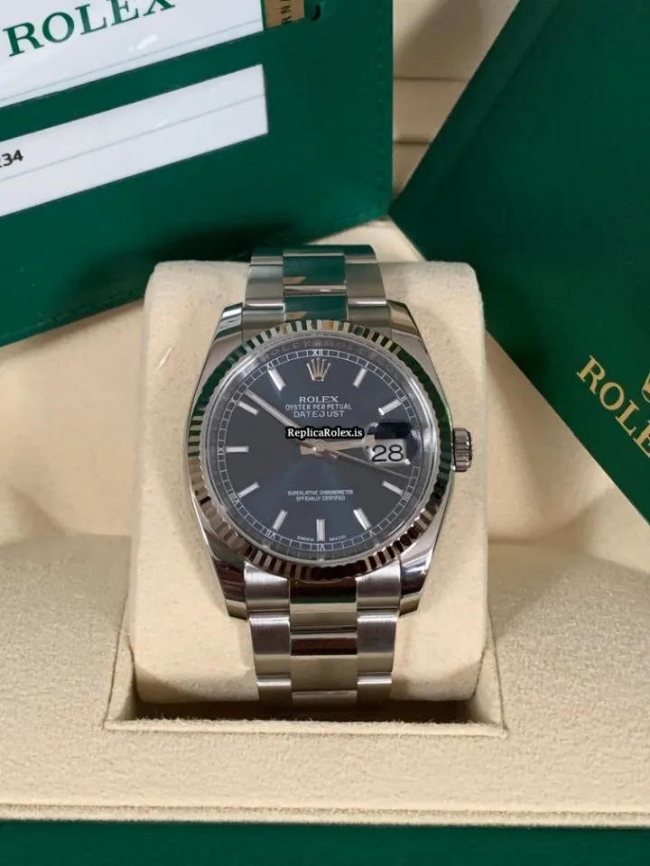 Aaa Replica Rolex Datejust II 116234 Automatic Movement Steel Case Mens/unisex Watch - Image 5