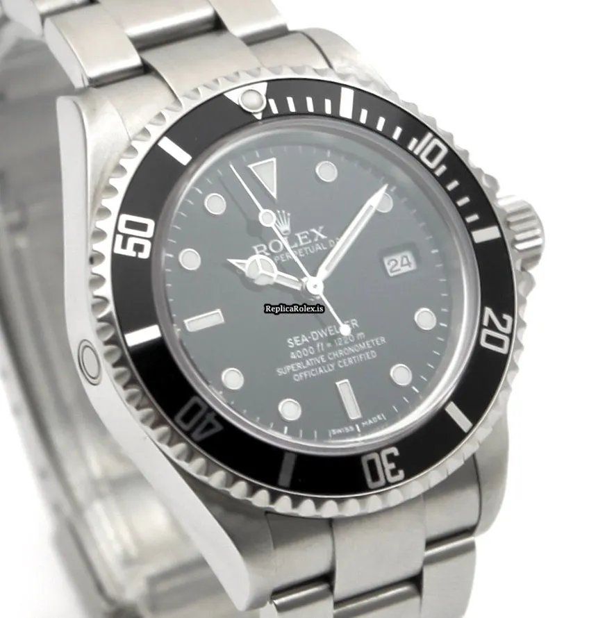 Excellent Clone Rolex Sea-dweller 4000 16600 Caliber 3135 Automatic Movement 40mm Steel Case Mens/unisex Watch