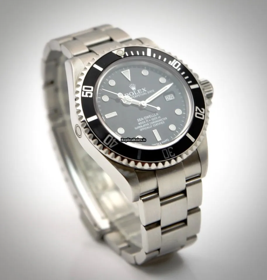 Excellent Clone Rolex Sea-dweller 4000 16600 Caliber 3135 Automatic Movement 40mm Steel Case Mens/unisex Watch - Image 3