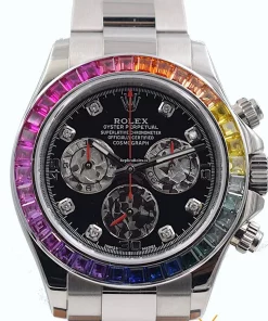 Aaa Replica Rolex Daytona 116509 Caliber 4130 Automatic Movement 40mm White Gold Case Mens/unisex Watch