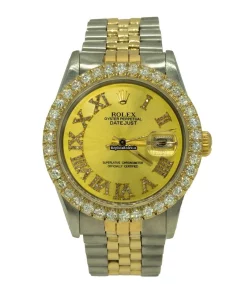 1:1 Replica Rolex Datejust 16013 Automatic Movement 36mm Gold/steel Case Mens/unisex Watch