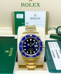 Popular Fakes Rolex Submariner Date 116618lb Caliber 3135 Automatic Movement 40mm Yellow Gold Case Mens/unisex Watch