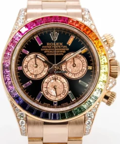 Defect Replica Rolex Daytona 116505 Caliber 4130 Automatic Movement 40mm Rose Gold Case Mens/unisex Watch