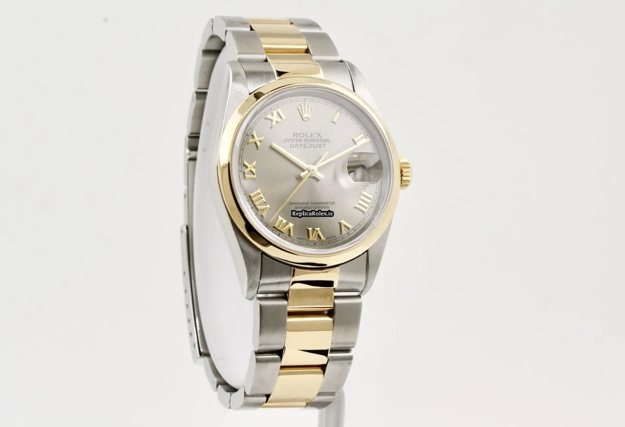 Terrific Fake Rolex Datejust 16203 Automatic Movement 36mm Gold/steel Case Mens/unisex Watch