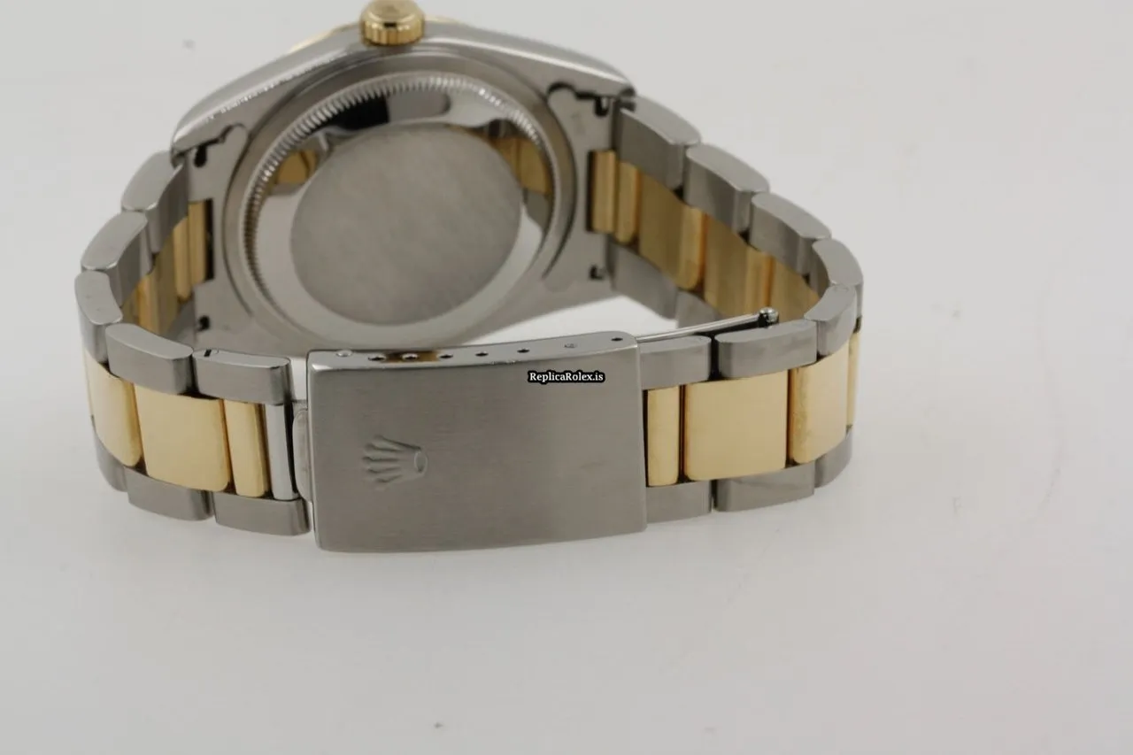 Terrific Fake Rolex Datejust 16203 Automatic Movement 36mm Gold/steel Case Mens/unisex Watch - Image 10