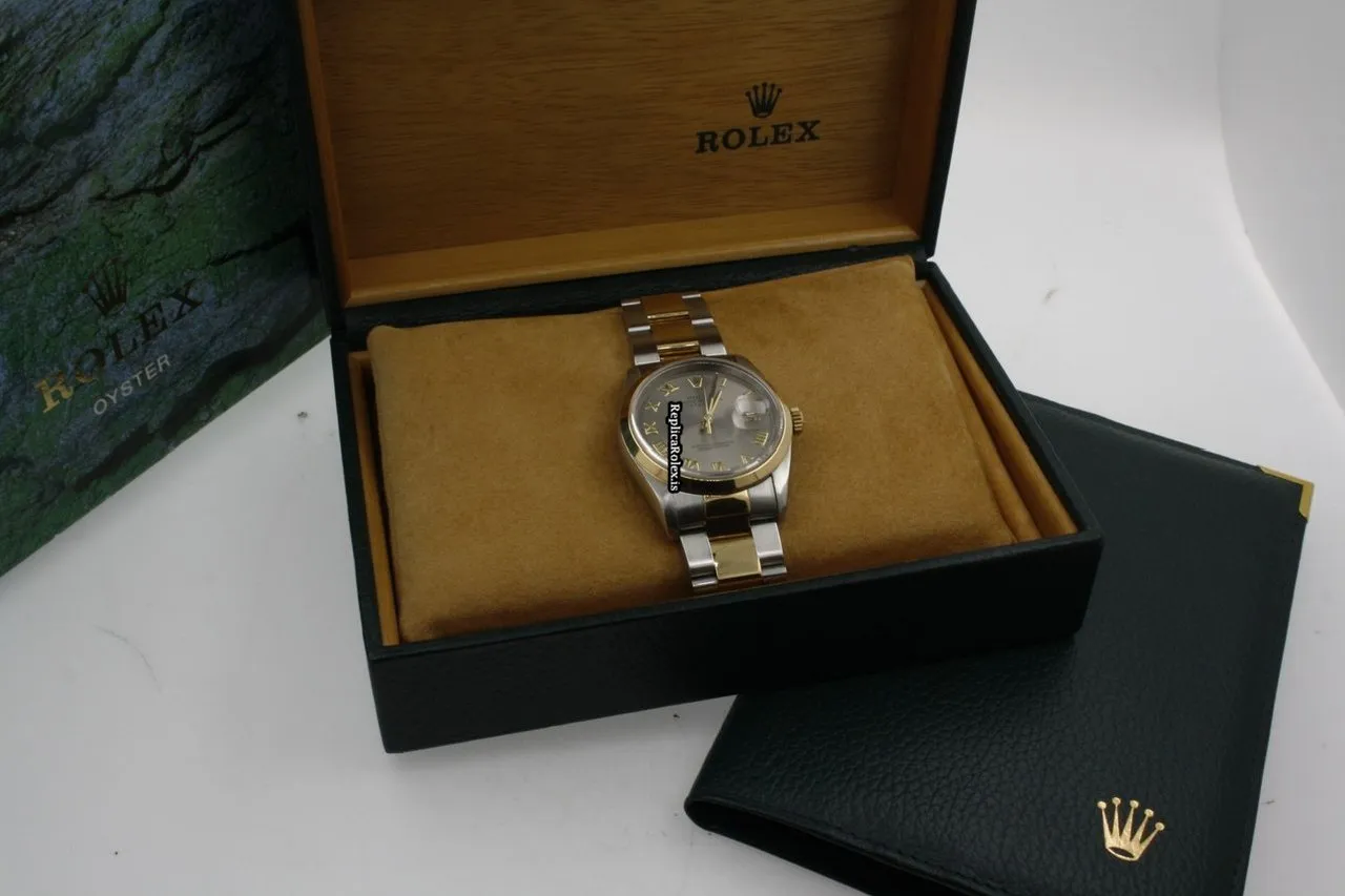 Terrific Fake Rolex Datejust 16203 Automatic Movement 36mm Gold/steel Case Mens/unisex Watch - Image 13