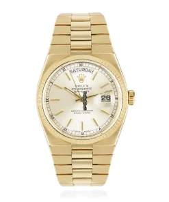 Terrific Copy Rolex Day-date Oysterquartz 19018 Quartz Movement 36mm Yellow Gold Case Mens/unisex Watch