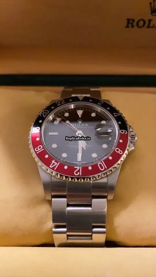 High Quality Fakes Rolex Gmt-master II 16710 Caliber 3185 Automatic Movement 40mm Steel Case Mens/unisex Watch - Image 11