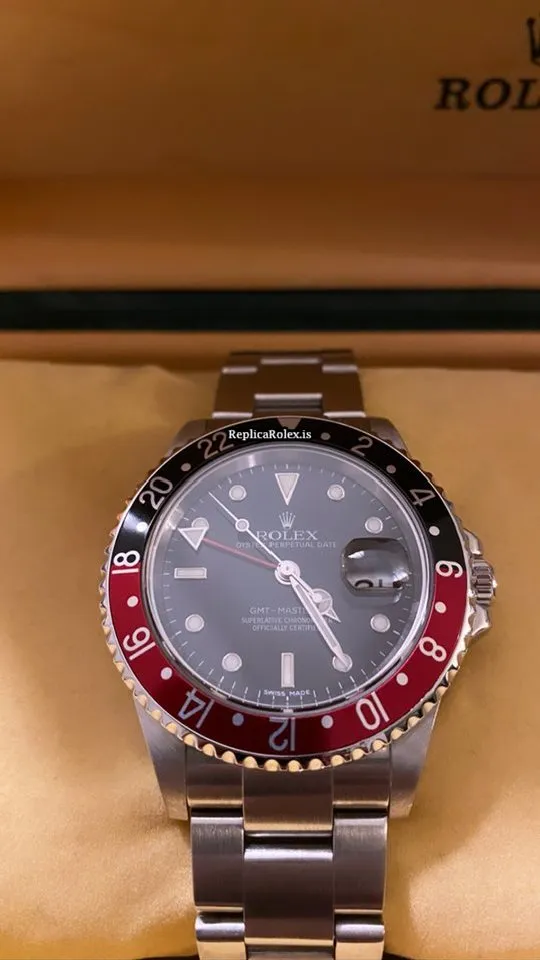 High Quality Fakes Rolex Gmt-master II 16710 Caliber 3185 Automatic Movement 40mm Steel Case Mens/unisex Watch - Image 12