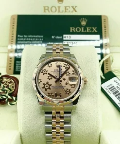 Aaa Copy Rolex Lady-datejust 178341 Caliber 2235 Automatic Movement 31mm Rose Gold Case Womens Watch