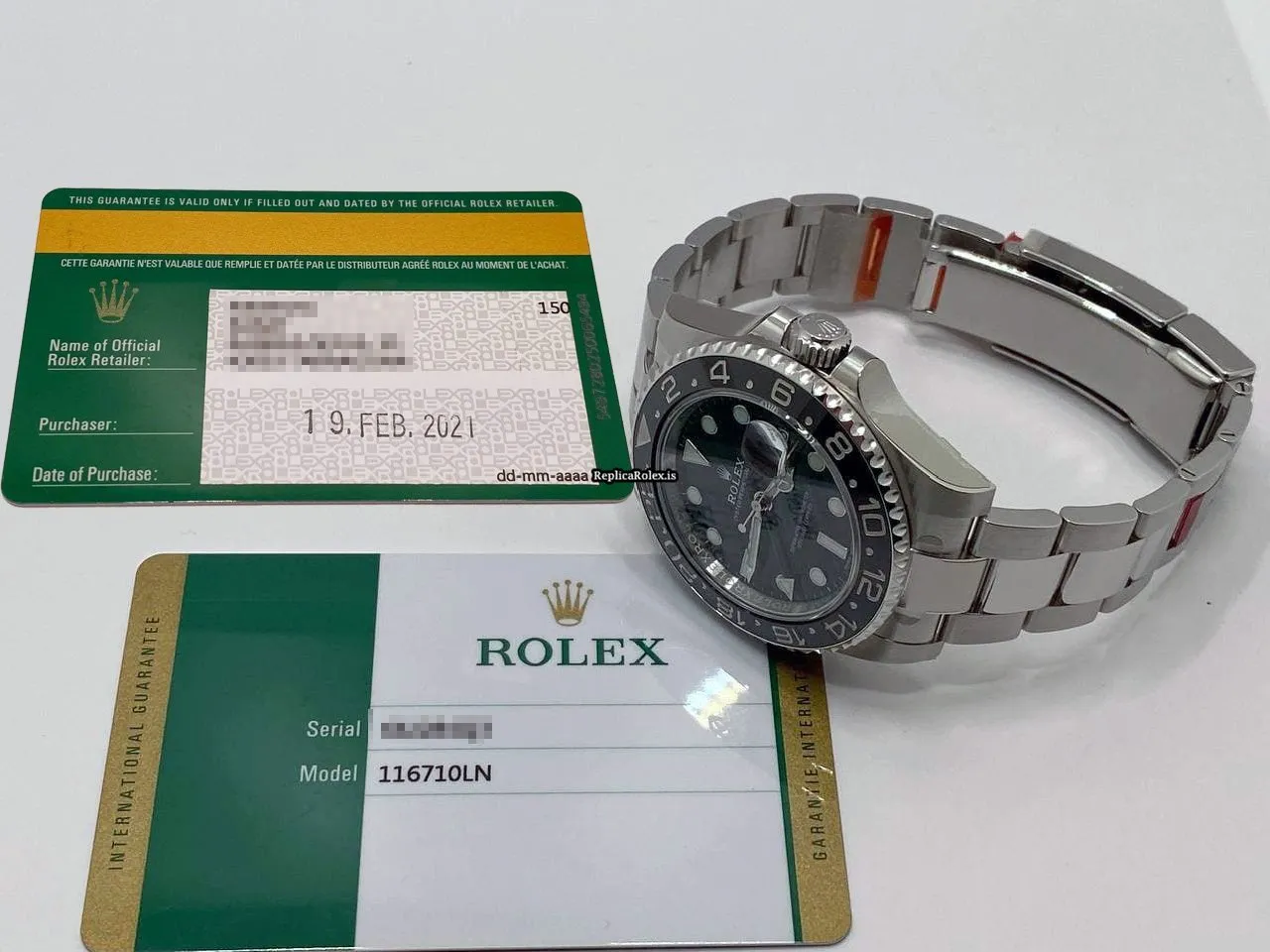 Incredible Copy Rolex Gmt-master II 116710ln Caliber 3186 Automatic Movement 40mm Steel Case Mens/unisex Watch - Image 7