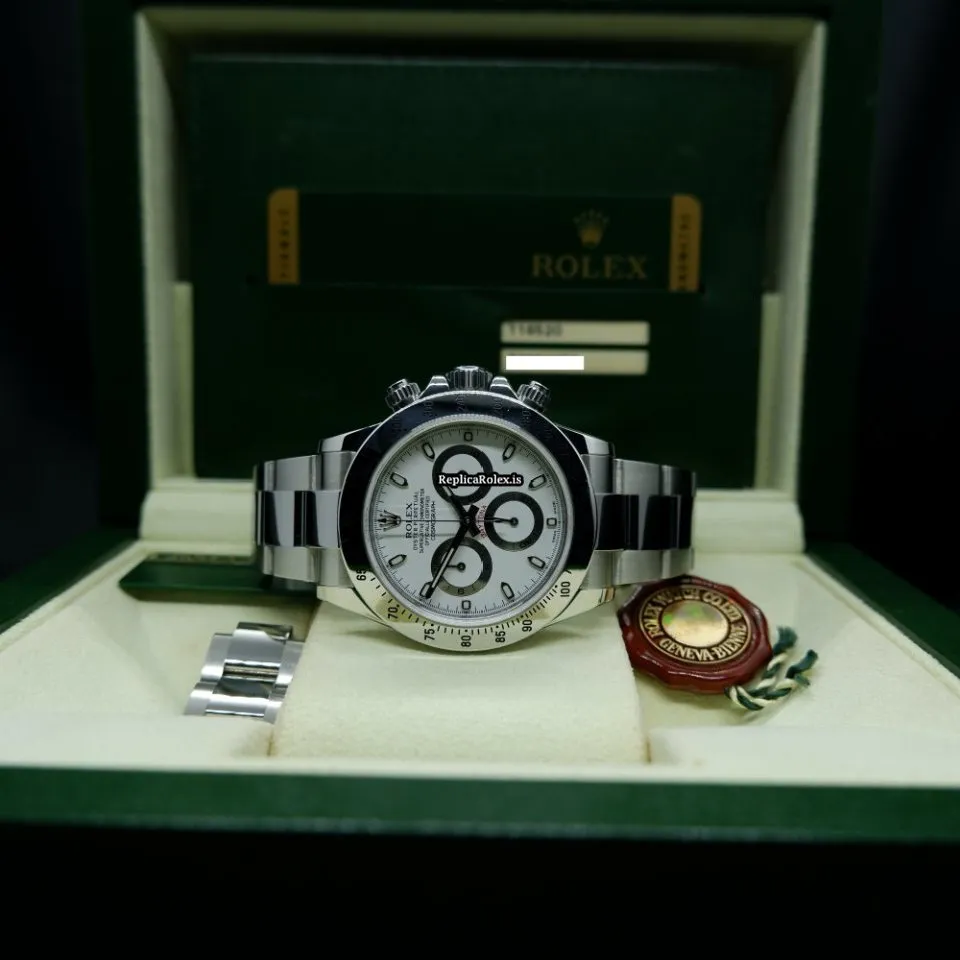 Exquisite Fake Rolex Daytona 116520 Automatic Movement 40mm Steel Case Mens/unisex Watch - Image 10