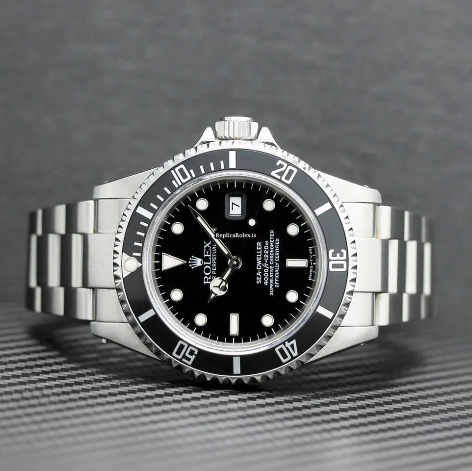 Inexpensive Replica Rolex Sea-dweller 4000 16600 Caliber 3135 Automatic Movement 40mm Steel Case Mens/unisex Watch - Image 3