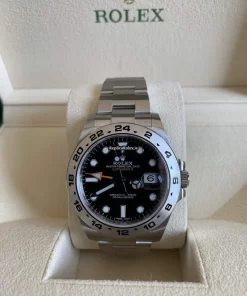 High Quality Fake Rolex Explorer II 216570 Caliber 3187 Automatic Movement 42mm Steel Case Mens/unisex Watch