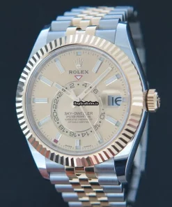 Luxury Replica Rolex Sky-dweller 326933 Automatic Movement 42mm Gold/steel Case Mens/unisex Watch