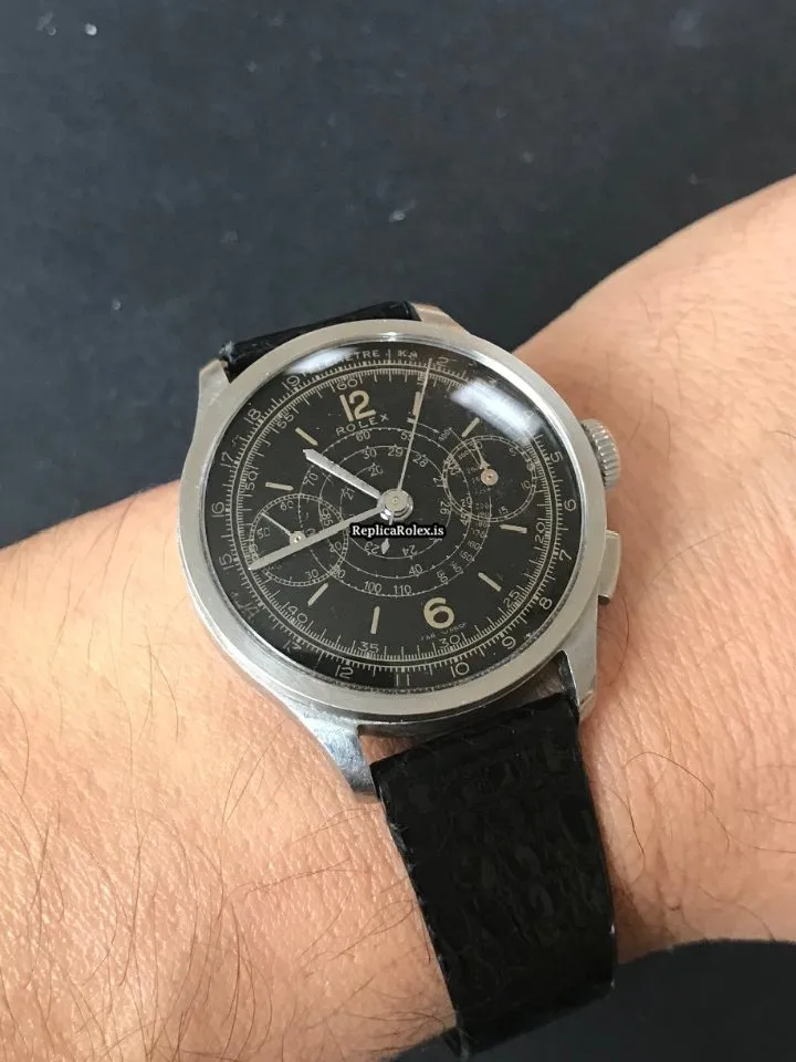 Wholesale Copies Rolex Chronograph 2508 Valjoux 22 Manual Winding Movement 36mm Steel Case Mens/unisex Watch - Image 4