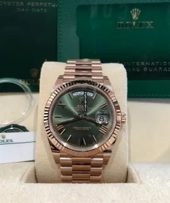Incredible Copy Rolex Day-date 40 228235 Caliber 3255 Automatic Movement 40mm Rose Gold Case Mens/unisex Watch