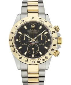 Nice Replicas Rolex Daytona 116523 Caliber 4130 Automatic Movement 40mm Gold/steel Case Mens/unisex Watch