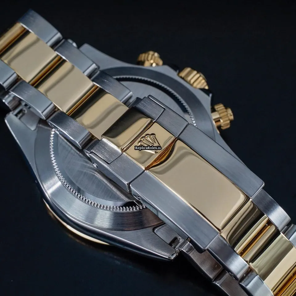 Nice Replicas Rolex Daytona 116523 Caliber 4130 Automatic Movement 40mm Gold/steel Case Mens/unisex Watch - Image 5