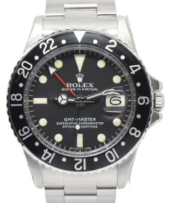 Swiss Replica Rolex Gmt-master 1675 Caliber 1570 Automatic Movement 40mm Steel Case Mens/unisex Watch