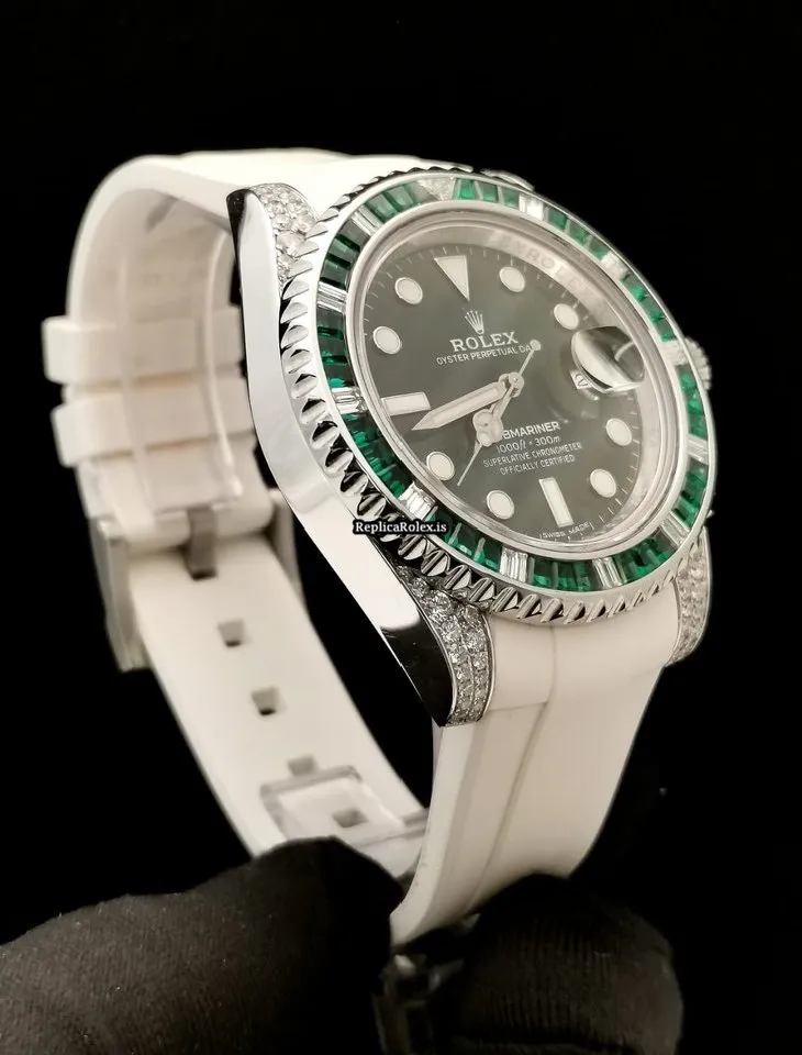 Good Replica Rolex Submariner Date 116610lv Caliber 3135 Automatic Movement 40mm Steel Case Mens/unisex Watch - Image 3